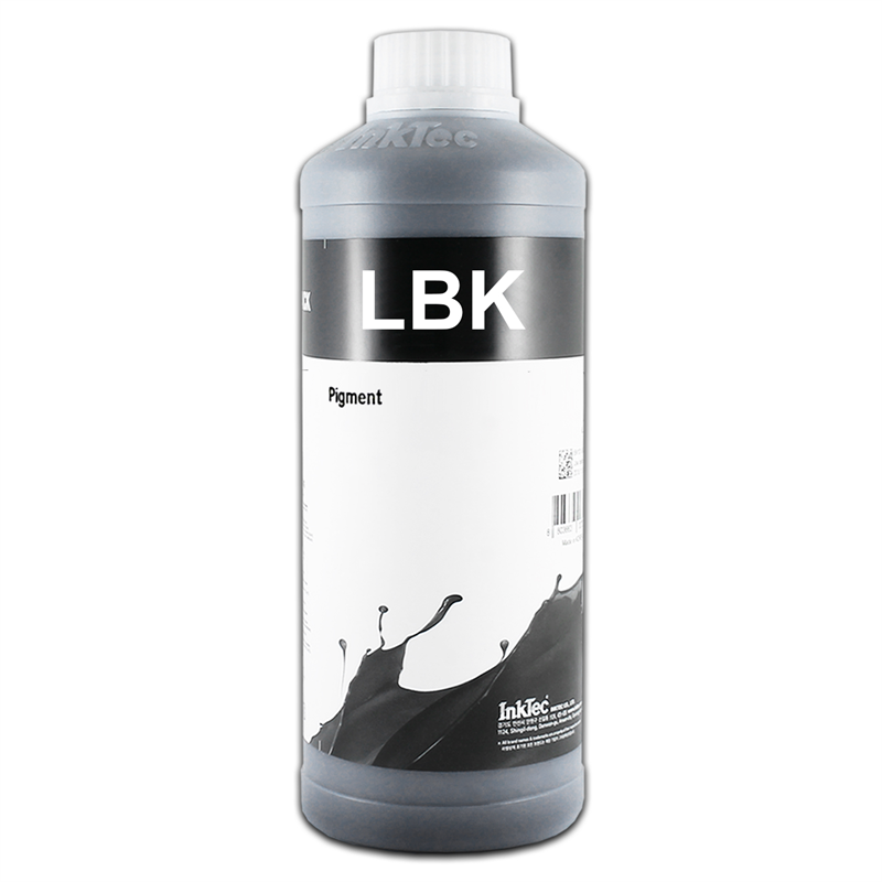 InkTec PowerChrome K3 EKI - Hell Schwarz 1 Liter Flasche - Wasserbasierende Tinte
