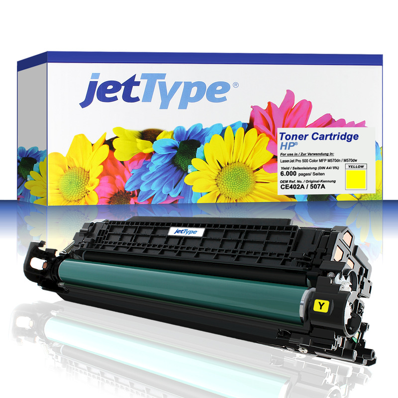 jetType Toner kompatibel zu HP CE400A 507A schwarz 5.500 Seiten 1 Stück