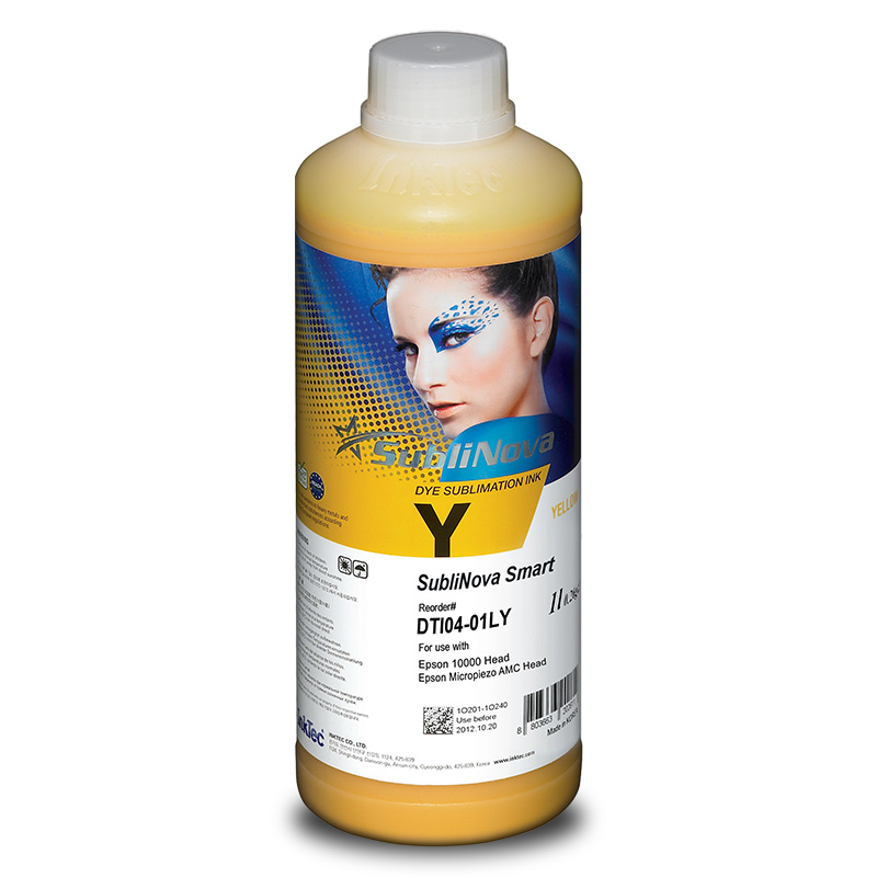 InkTec SubliNova Smart - Gelb 1 Liter Flasche - Sublimationstinte