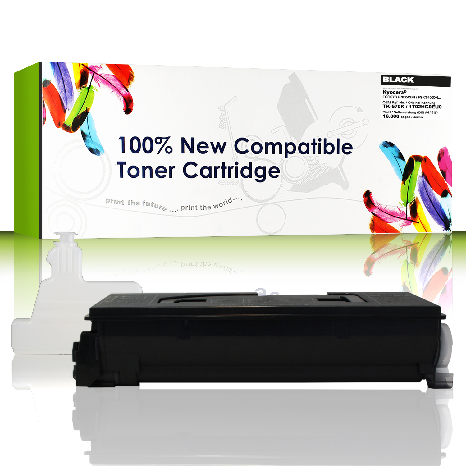 Cartridgeweb Toner kompatibel zu Kyocera/Mita 1T02HG0EU0 TK570K schwarz 16.000 Seiten